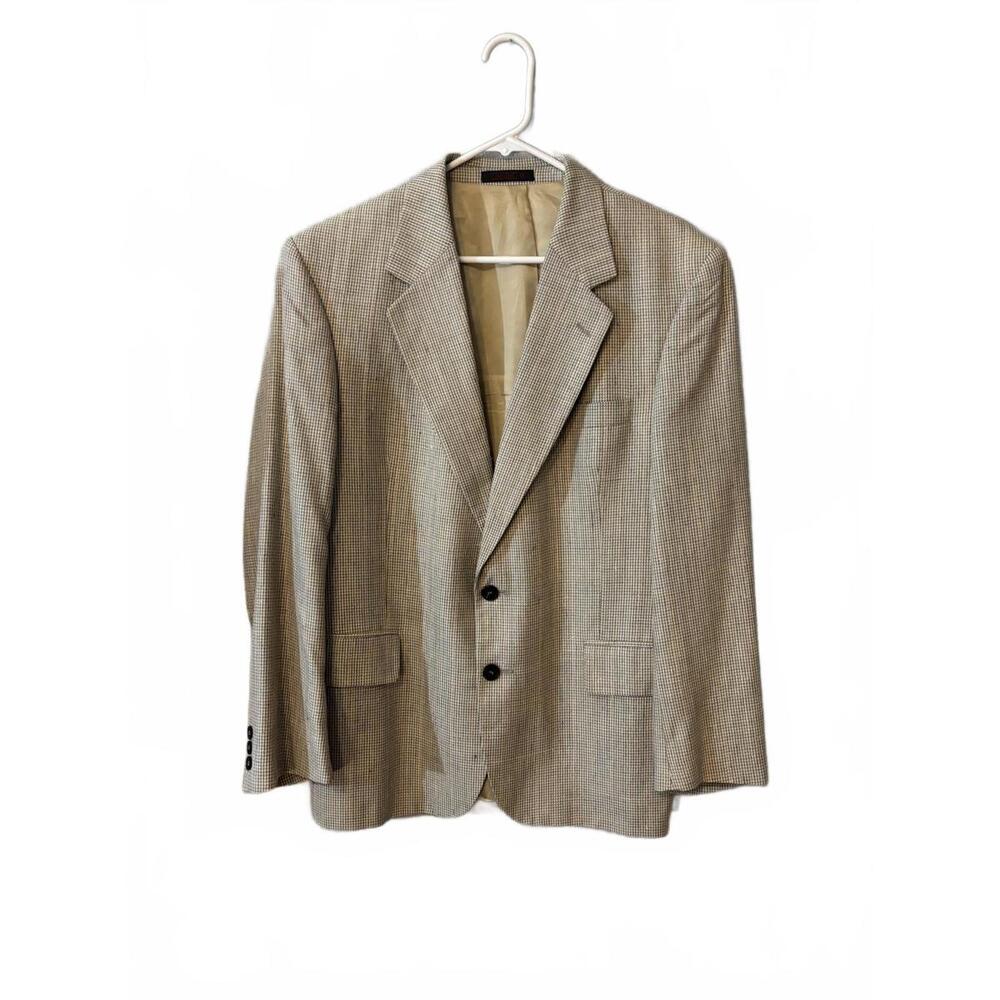 John Weitz Men's Beige Blazer Size 40S